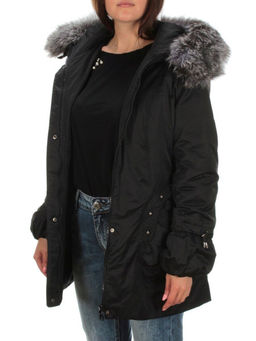 2012 BLACK Куртка зимняя женская с подстежкой (натуральный мех)