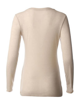 Лонгслив женский KAFTAN: Basic line, бежевый, размер 48-50