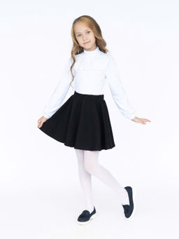 Юбка детская школьная черная 454 (134, 68)