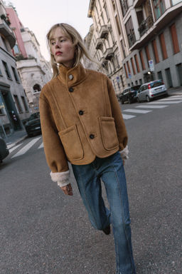 REVERSIBLE DOUBLE-FACED JACKET - Zara фото 33