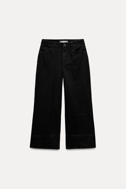 Z1975 WIDE-LEG HIGH-WAIST CROPPED JEANS - Zara фото 6