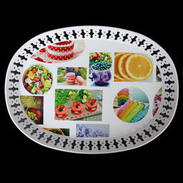 Поднос овальный 34 см / HX-20173425B-2 /уп 1/ - Галеонтрейд фото 5