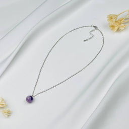 Кулон на цепочке из Аметиста 42 см +