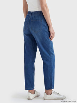Beli Lastikli Carrot Fit Kad?n Jean Pantolon - Waikiki фото 3