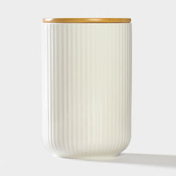 Банка для сыпучих BellaTenero, 800 мл, 10×15 см, фарфор, белая