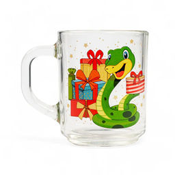Кружка GREEN TEA НОВОГОДНИЕ ЗМЕЙКИ 200мл