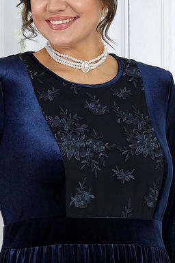 Платье Ninele 7431-Р темно-синий - Mira fashion фото 634