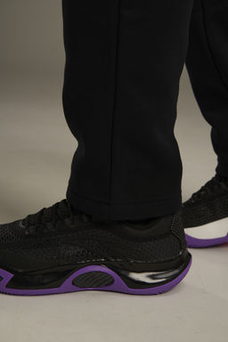 Брюки трикотажные утепленные Черный