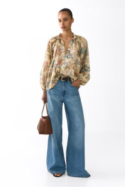 Blusa oversize en mezcla de algod?n - H&m фото 3