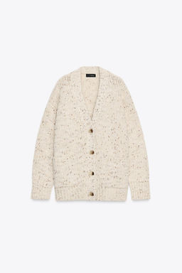 PINCHITA OVERSIZED KNIT CARDIGAN - Zara фото 6