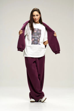 Брюки с начесом Plum