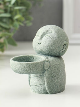 Подсвечник на 1 свечу песчаник «Маленький монах», d=4 см, 6×9×8.5 см