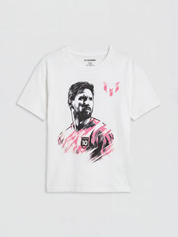 Messi Bask?l? Erkek ?ocuk Ti??rt