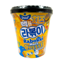 Рапокки со вкусом сырного соуса Mac & Cheese Delief, Корея, 170 г Акция