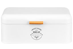 Хлебница 42,5*23*16,5 см Белая с откидной крышкой, белая, металл - Elan gallery фото 4