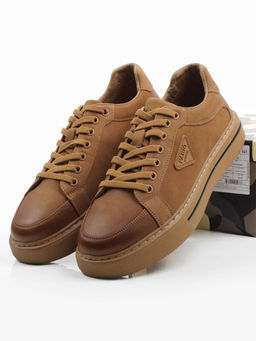 05-N52567-20 LT. BROWN Полуботинки демисезонные мужские (натуральная кожа (нубук)) - Фабричный китай фото 15