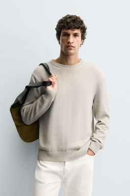 WASHED EFFECT TEXTURED SWEATER - Zara фото 2