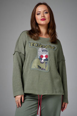 Джемпер AVE RARA 2244 хаки