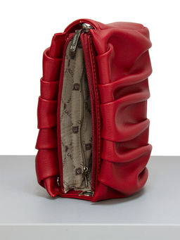 LACCOMA сумка Алиса-23-L815 красный эко кожа хлопок фото 4