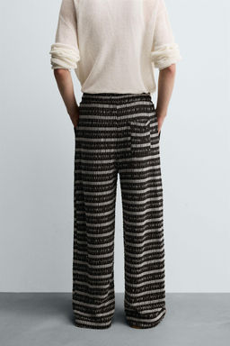 JACQUARD CUTWORK TROUSERS - Zara фото 3