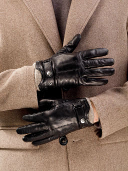 Перчатки мужские 100% ш IS8708 black - Eleganzza фото 4