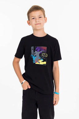 Футболка М225022Па черный