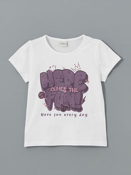 Bisiklet Yaka K?z ?ocuk Ti??rt ve Tayt