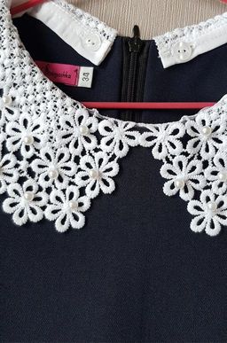 Школьное платье с добавлением вискозы для девочки Happyfox