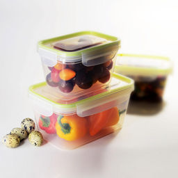 Контейнер из полипропилена Fresh Loсk 1,4л, 18х11,5х8,5см, герметичный, силиконовый уплотнитель, ручки-клипсы, прозрачный, подходит для СВЧ (Россия) - Домашняя мода фото 3