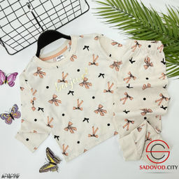 Пижама для девочек с рисунком