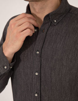 Siyah Slim Fit Uzun Kollu G_mlek - Pierre cardin фото 7