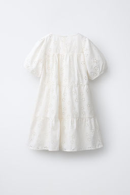 VESTIDO BORDADO / Crudo - Zara фото 4