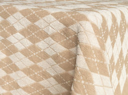 3с109.411ж2 Ромбы (лен3) Плед 208х150 см