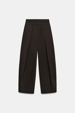 BALLOON PLEATED TROUSERS