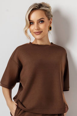 Блузка женская 4482Т/03/Коричневый