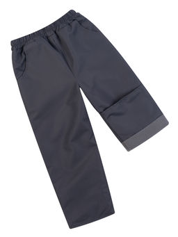 Брюки на поясе демисезонные серые (86-92, 52)