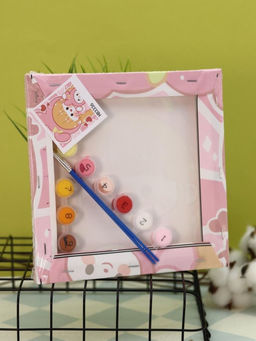 Картина по номерам на подрамнике Draw Me! Red-haired girl, (20*20 см)