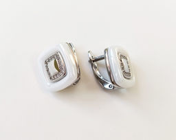 Серьги с керамикой