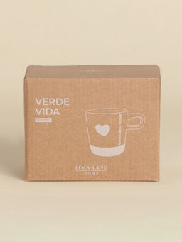 Кружка SL Home Сердце, 520 мл, 13.5?9.6?9.8 см, керамика, белая