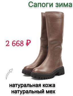 02-FL655-2M BROWN Сапоги зимние женские (натуральная кожа, натуральный мех (еврозима)) - No name фото 15