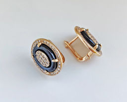 Серьги с керамикой