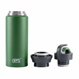 51791 GIPFEL Термос вакуумный ONTARIO 600мл, нержавеющая сталь 18/10, пластик, силикон. Цвет:зеленый - Werner фото 6