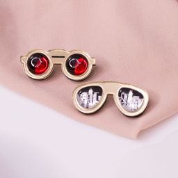 Брошь Очки отражение - Orgalica фото 4