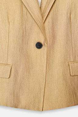 ZW COLLECTION METALLIC CROPPED BLAZER