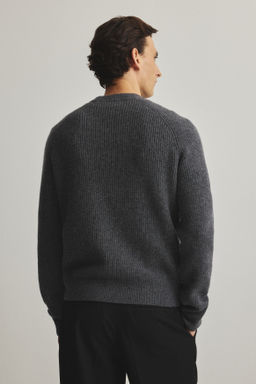 Jersey en punto acanalado de lana Regular Fit - H&m фото 4