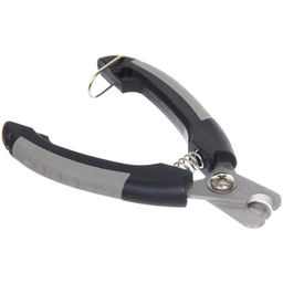 Цена за 2 шт. Когтерез для животных "ПРЕМИУМ - МОЙ БРО", прорезиненная ручка, с фиксатором, цвет серый/черный, 4.5*12.5см