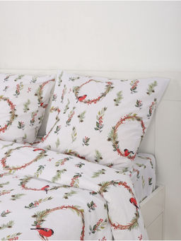 Постельное бельё 2-спальное Этель. Снегири (вид 2), поплин