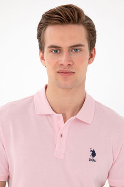 Erkek Slim Fit Polo Yaka A__k Pembe Basic Ti__rt Sepette S_rpriz _ndirim - U.s. polo assn фото 2