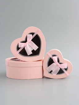 Набор подарочных коробок 3 в 1 сердца, 22?20?9; 18.5?17?7.5; 1 6?14?6 см