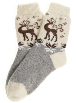 Носки женские "Сказочный олень" 7615-4